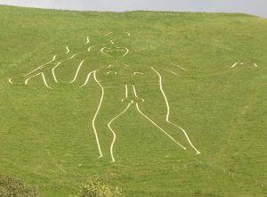 Dorset England: Cerne Abbas Giant is Hercules