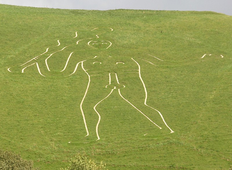 Dorset England: Cerne Abbas Giant is Hercules