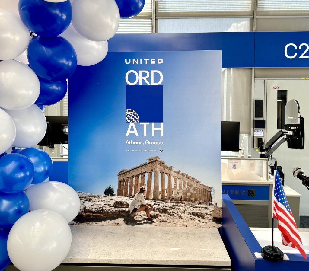 United Airlines Connecting Athens and Chicago with Daily Nonstop Flights