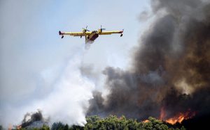 Wildfire Alert as High Temperature Forecast for Greece