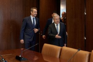 Mitsotakis-Guterres Meeting Eyes Restart of Cyprus Talks
