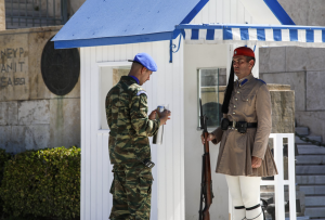 How the Greek Presidential Guard Endures Extreme Heat