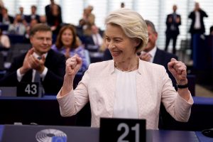 EU’s Von der Leyen Wins Second Term, Seeking Political Calm Amid Turmoil