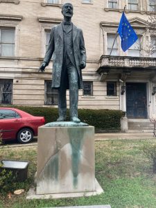 Restoration Revives Historic Venizelos Statue at Greek Embassy in Washington