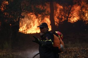 Wildfire in Varnavas, Attica Triggers Evacuations and Traffic Diversion