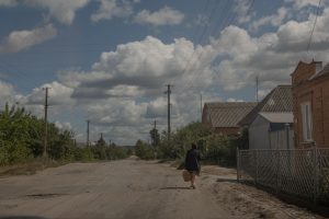 On Russia’s Border, Fear and Defiance: ‘No One Will Chase Us Out of Here’