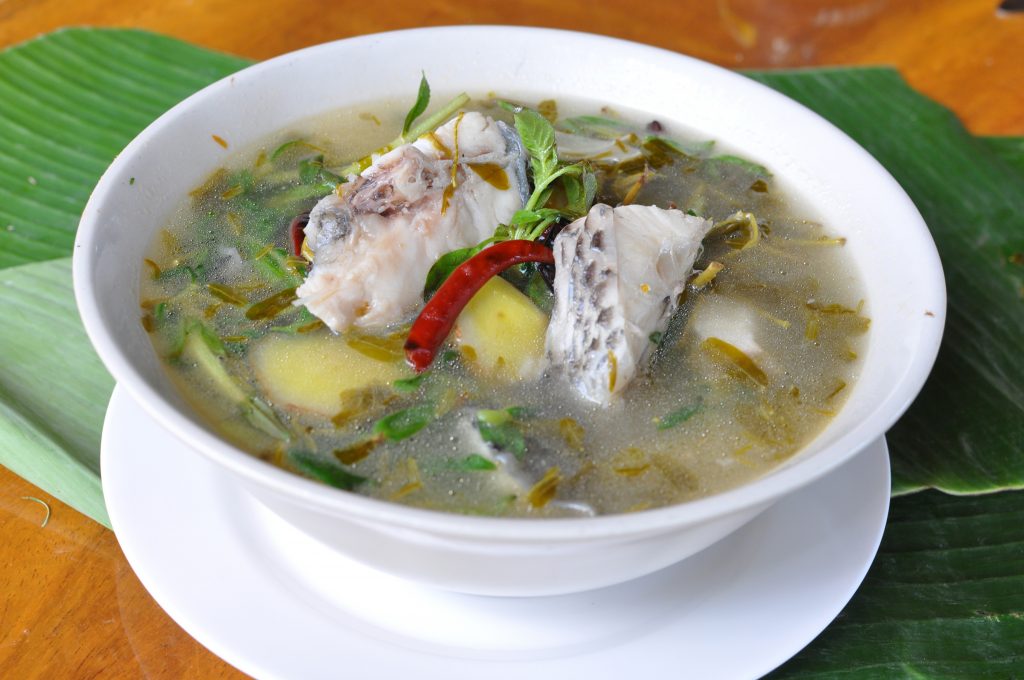 Fish Soup, also known as 'kakavia' with a spicy twist