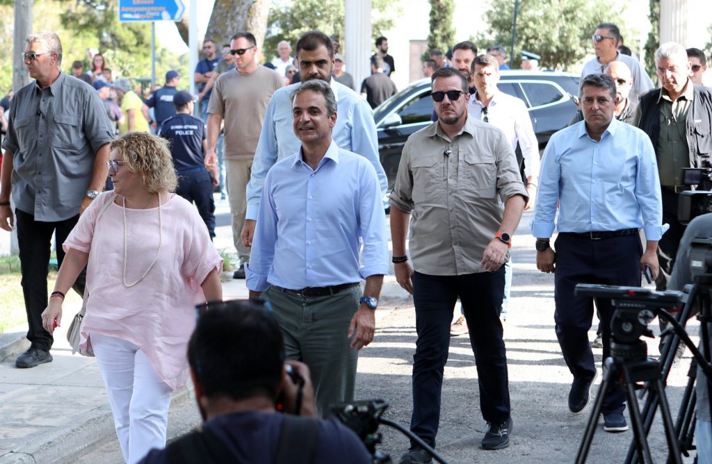 Attica fires Mitsotakis