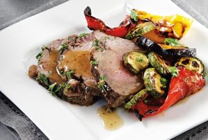 ROTD: Marinated Beef with Roasted Veggies