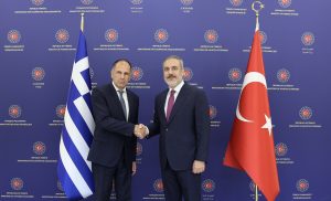 Greek FM: Issues of Sovereignty Not Up for Discussion; Volition to Normalize Relations with Turkey