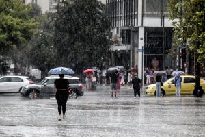 Strong Storm Front Pours Much-Needed Rain Across Greece