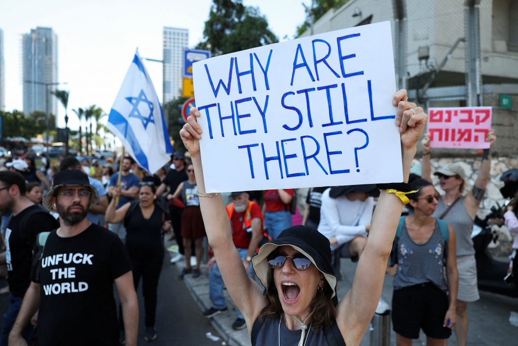 Israelis Go on Strike Amid Fury Over Failure to Secure Hostage Deal