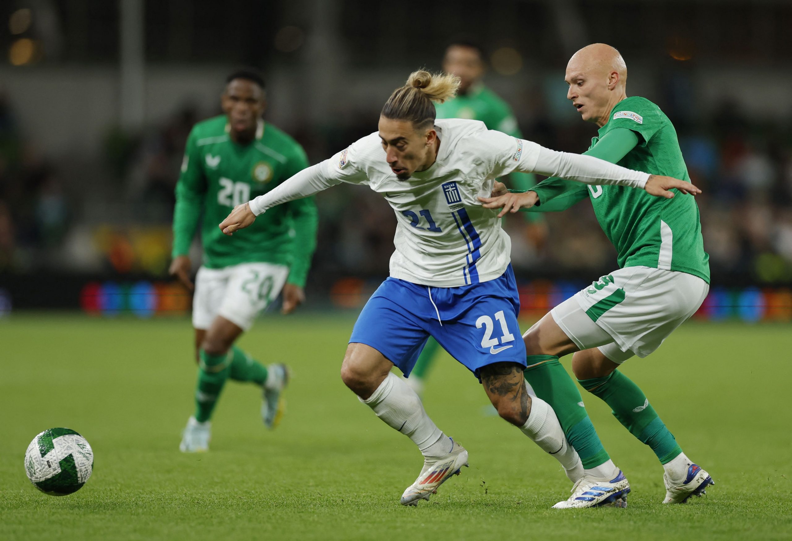 Ireland-Greece 0-2: Greece Now 2-2 in Nations League (video)