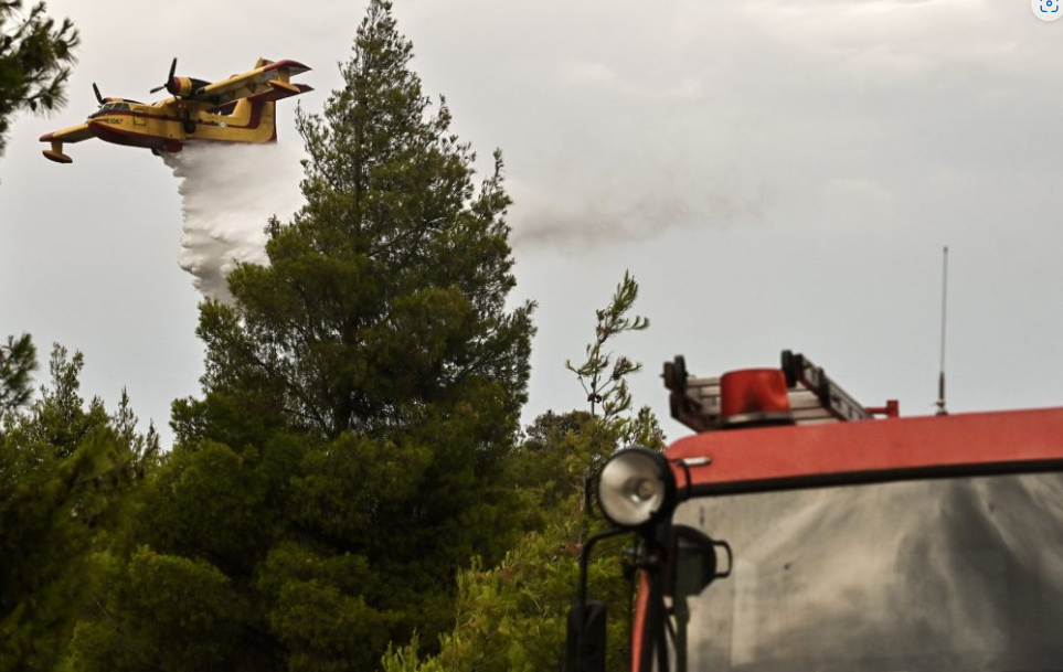 Fire on Rhodes- Firefighting Airplanes Called to Action