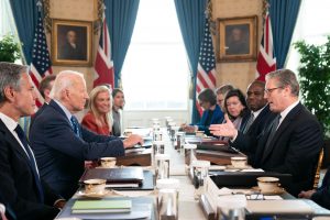 U.K. Prime Minister and Biden Discuss Allowing Ukraine’s Use of Long-Range Missiles Inside Russia