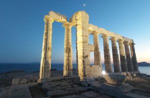 New Lighting System for Temple of Poseidon at Sounion – Livestream