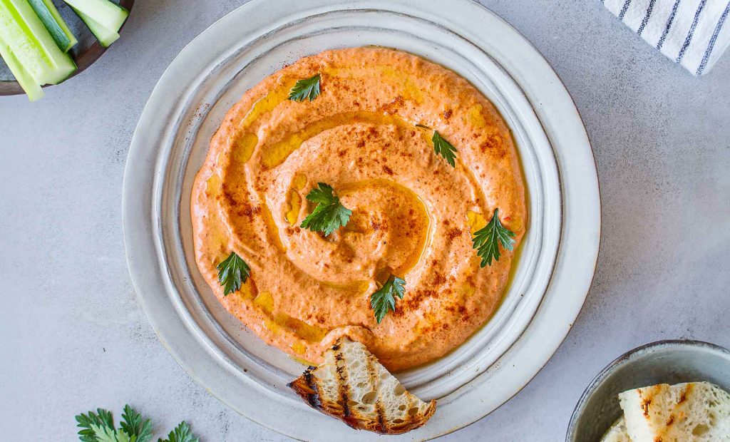 ROTD: Hummus with Florina Peppers