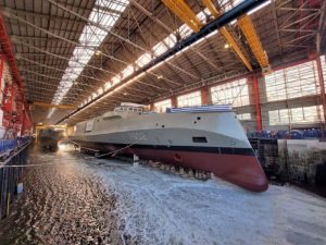 Belh@rra: DM Attends Launch Ceremony of Frigate ‘Nearchos’