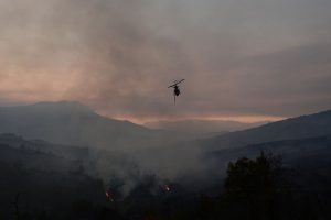 Corinth Fire: No Active Front at Day Break; Over 12K Acres Burnt