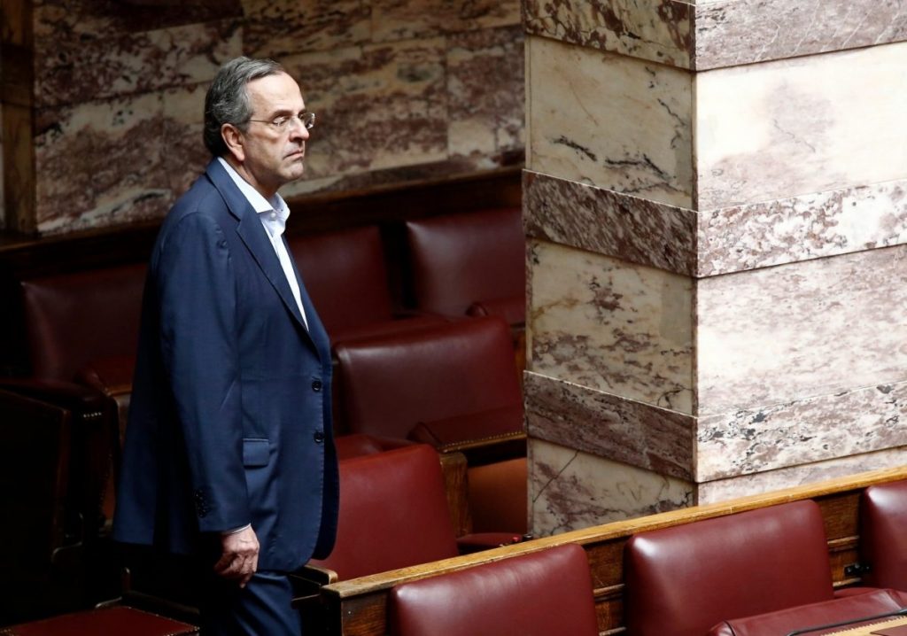 Ex-PM Samaras expelled from Ruling ND Party