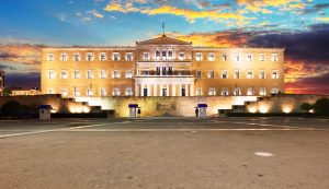 Hellenic Parliament Facade Restoration Unveils 180-Year-Old Secrets Beneath