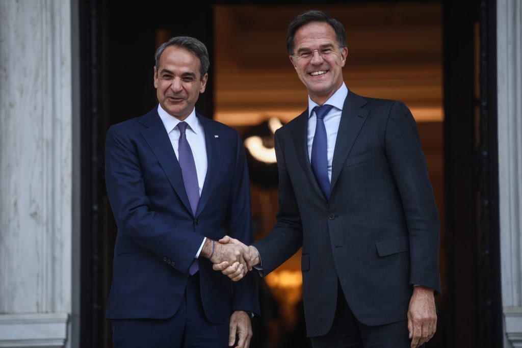 Greek Prime Minister Meets with NATO Head in Athens (video)