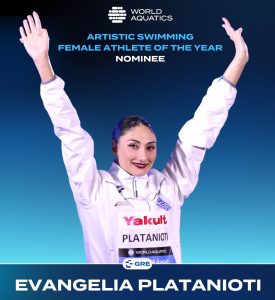 Greece’s Evangelia Platanioti Nominated for World Aquatics Athlete of the Year