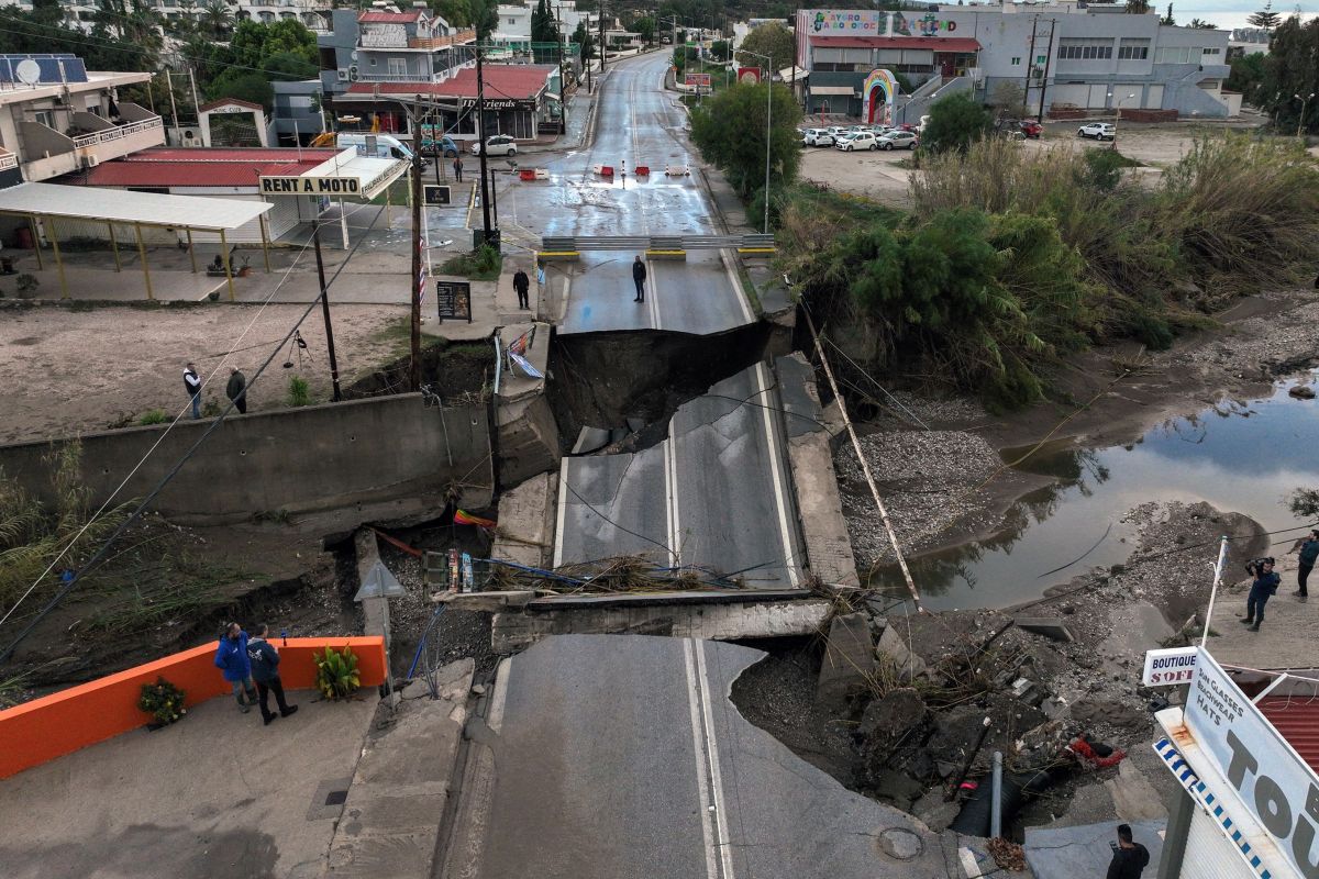 Rhodes Hit by Severe Flooding as Bora Dumps 3 Months of Rain in Just 12 Hours