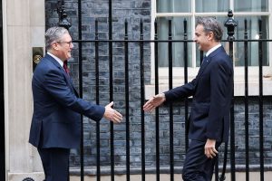 Greek and UK Prime Ministers Discuss International Cooperation, But Not Marbles