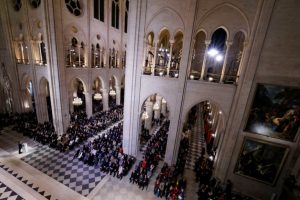 Notre Dame Cathedral Is Reborn in a Darkened World