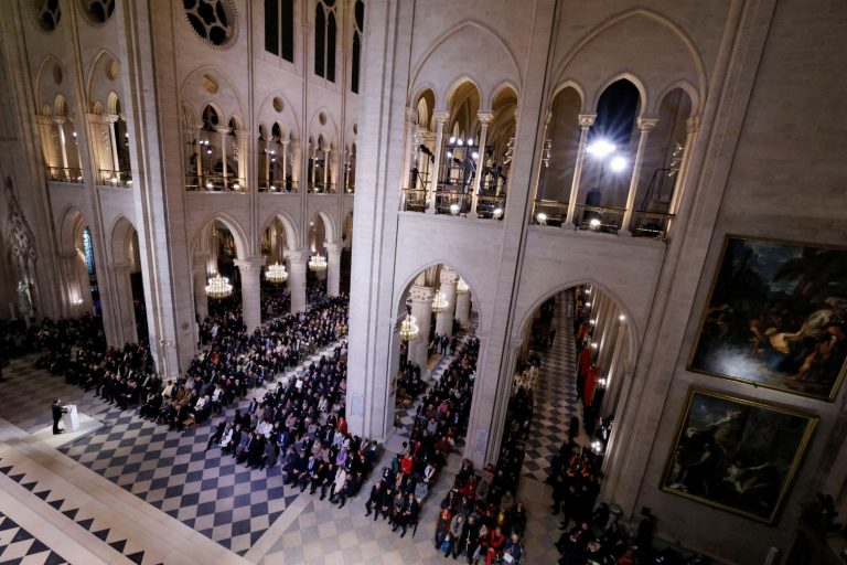 Notre Dame Cathedral Is Reborn in a Darkened World