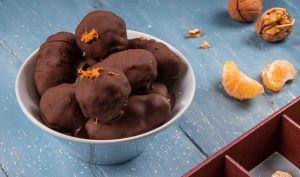 Recipe of the Day: Chocolates with Mandarin and Walnuts