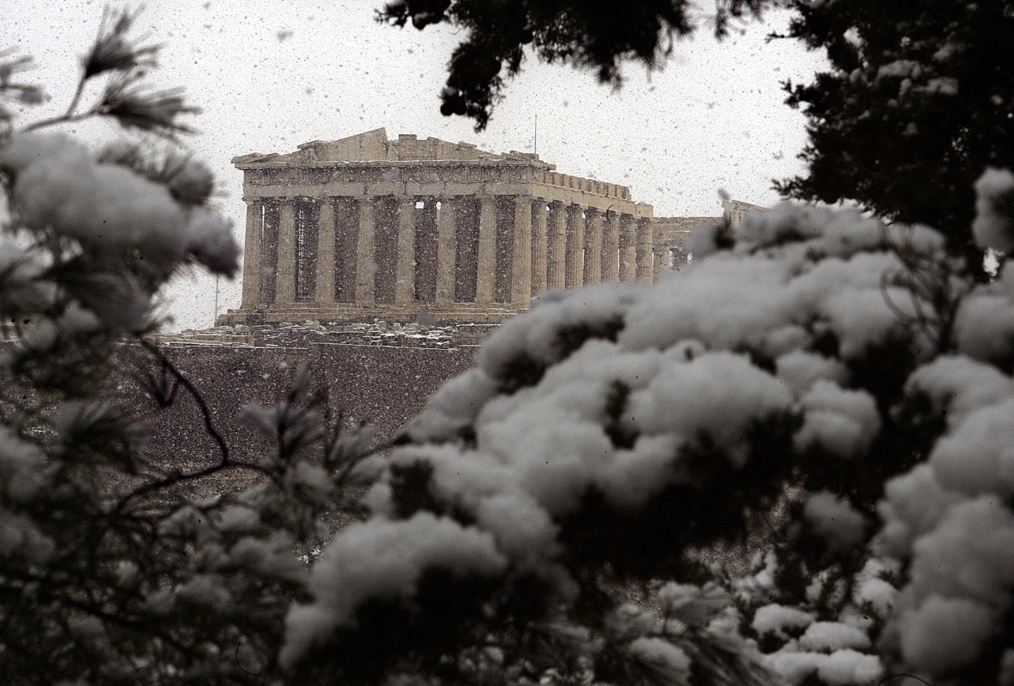 Athens May See a White Christmas this Year