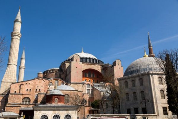 Six Greek Cadets Temporarily Arrested After Unfurling Greek Flags at Hagia Sophia