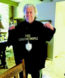 Ex-Trump Stategist Steve Bannon Causes Turkish Ire Over ‘Free Constantinople’ T-Shirt