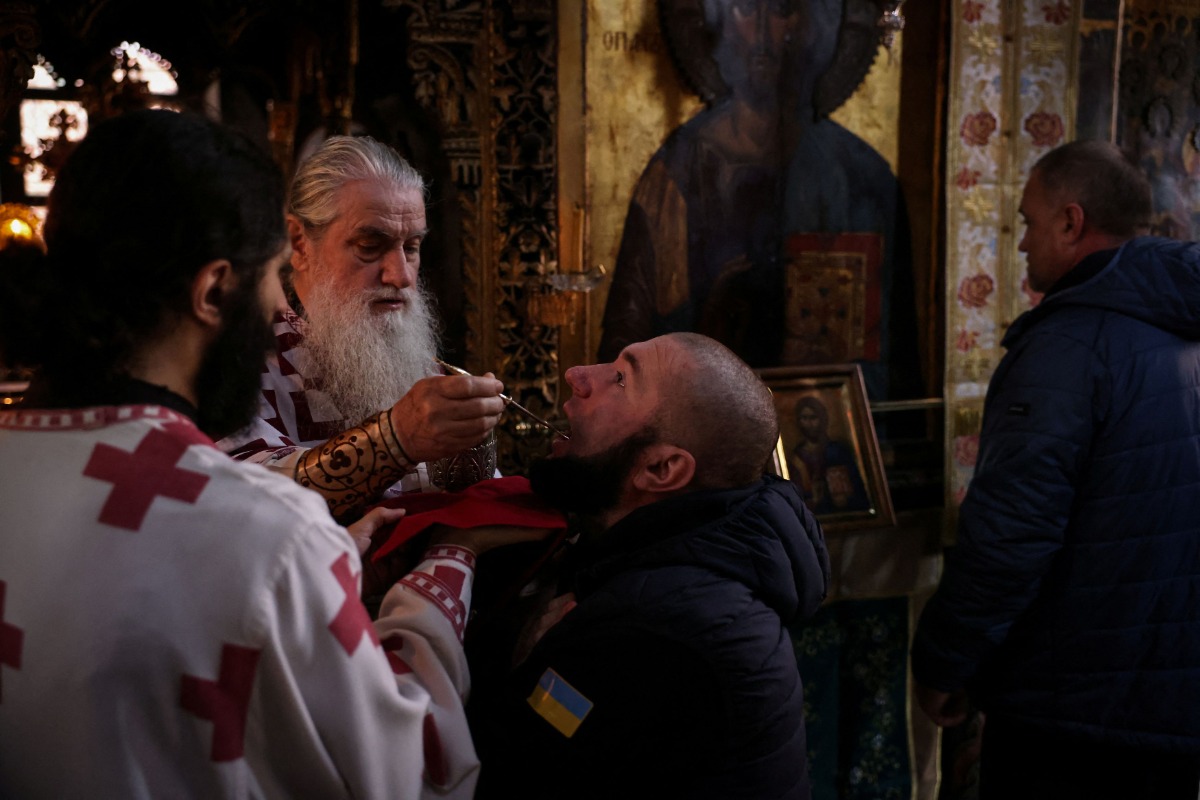 Ukrainian Soldiers on Mount Athos Seeking Solace (video-photos)