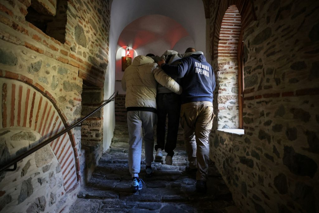 Ukrainian Soldiers on Mount Athos