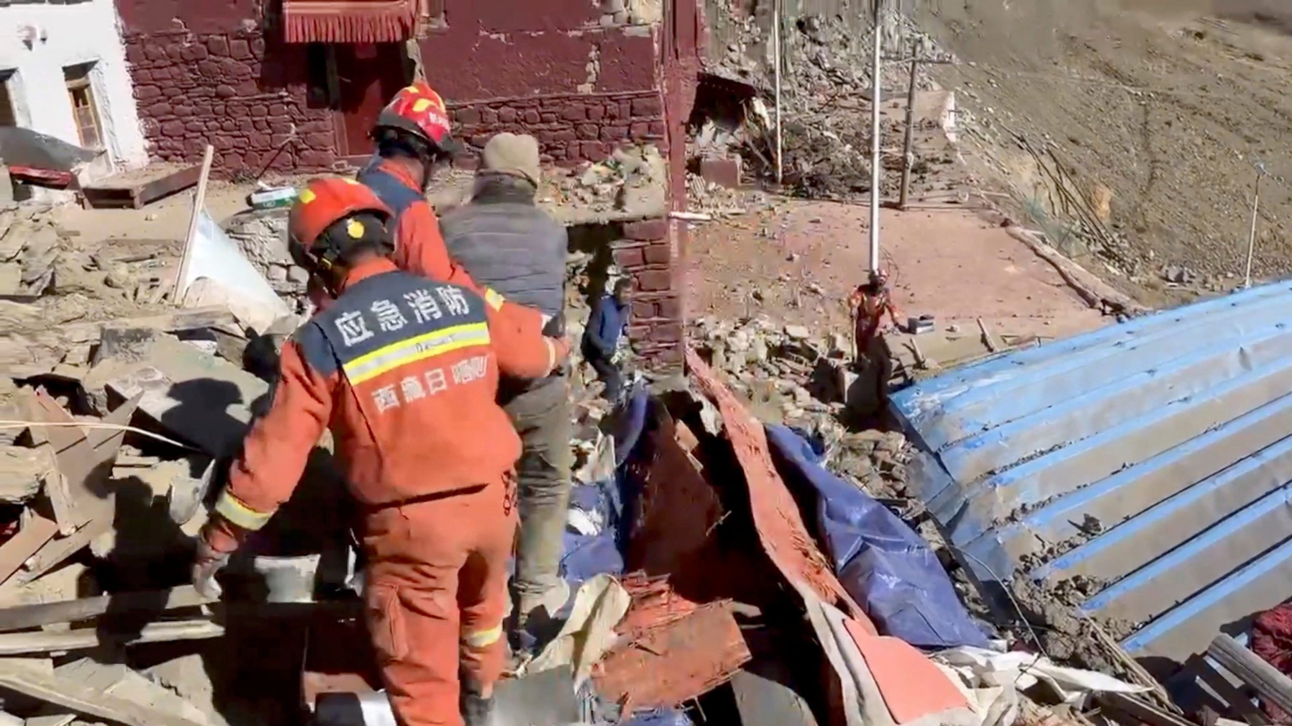 Tibet: Search Continues for Earthquake Survivors