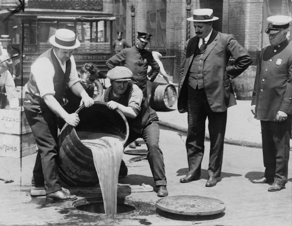 The American Prohibition Era Begins Today in 1919