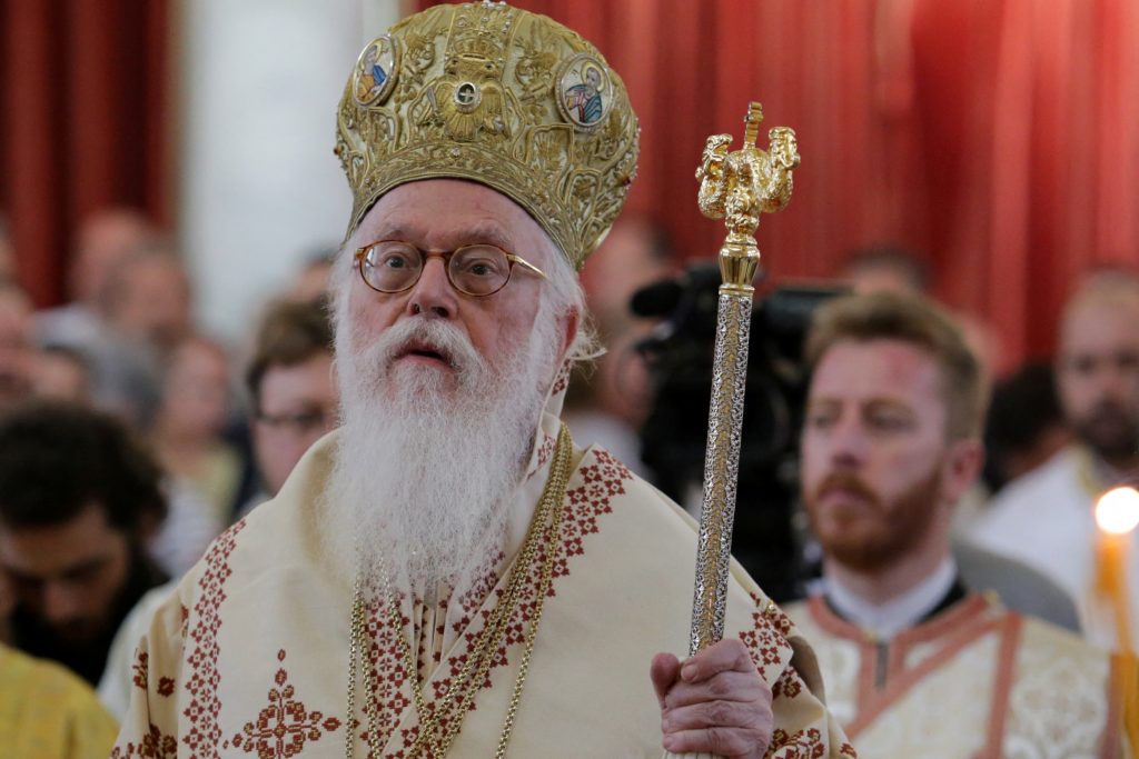 Public Veneration for the Late Archbishop Anastasios of Albania in Athens Until 10am