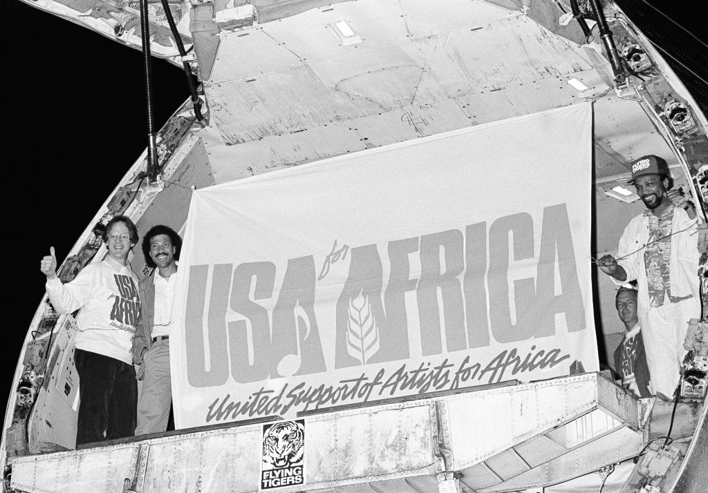 ‘USA for Africa’ Supergroup Records ‘We Are the World’ in 1985