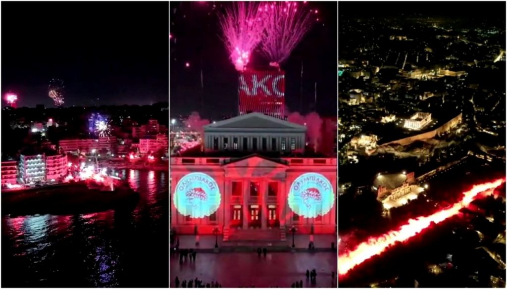 Dazzling Images in Piraeus for 100 Years of Olympiacos